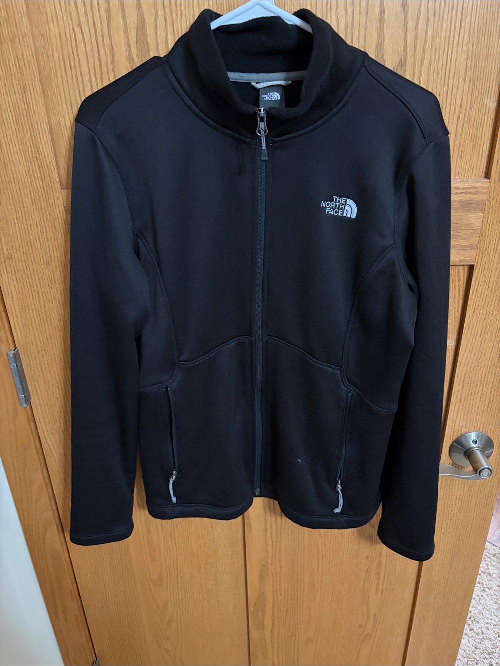 The North Face Fleece Zip Up - Large - Black